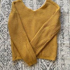 Yellow Tillys knit sweater